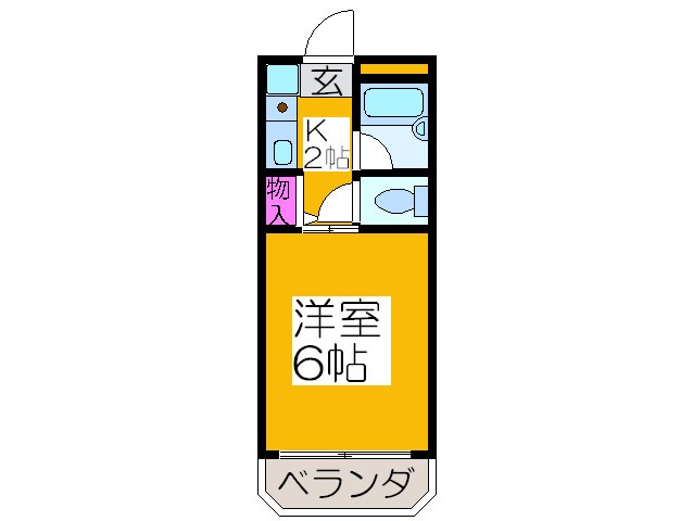 アソシアⅠの物件間取画像