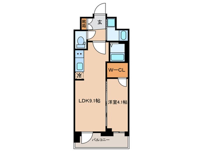 プレサンス十条凛華(320)の物件間取画像