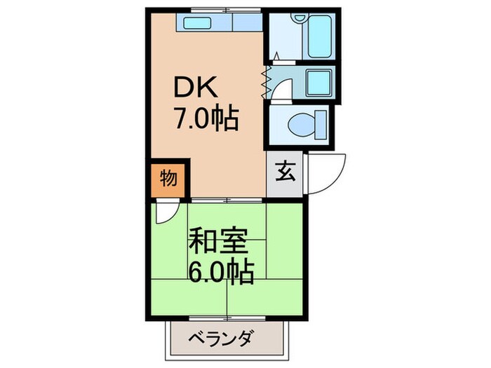 Ｍプラザ津田駅前 五番館の物件間取画像