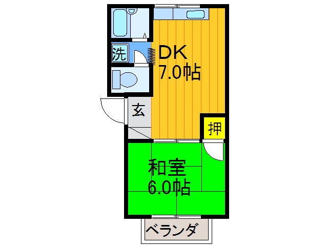 Ｍプラザ津田駅前 五番館の物件間取画像