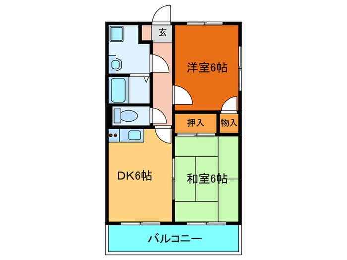 Ｍプラザ城東Ⅲ番館の物件間取画像