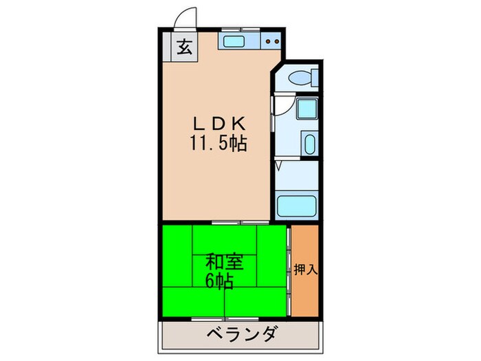 Ｍプラザ城東５番館の物件間取画像