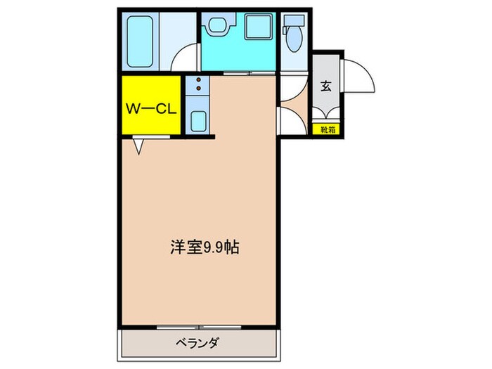 ヘ－ベルメゾン加賀屋の物件間取画像