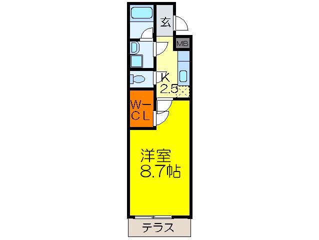 フジパレス光南町Ⅱ番館の物件間取画像