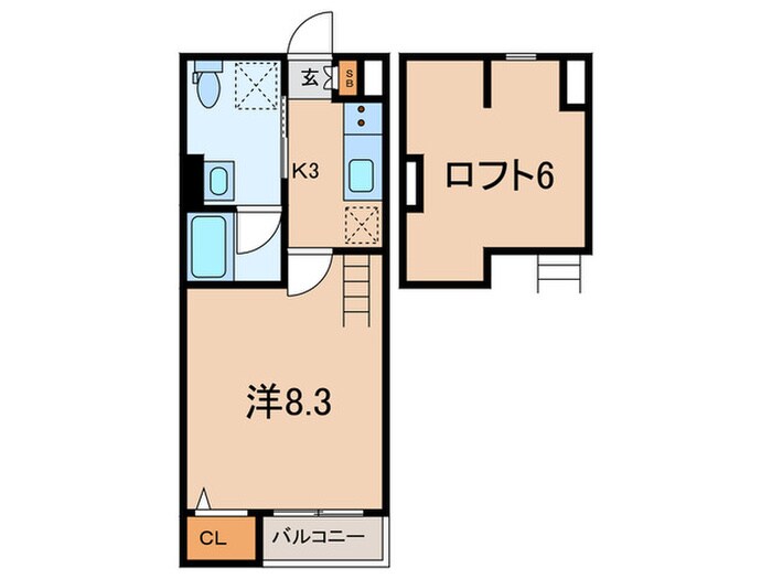 J立花東の物件間取画像