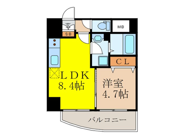 サンレムート新大阪eastⅡの物件間取画像