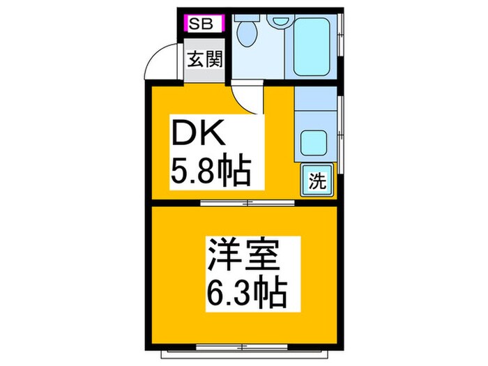 ＧｒａｃｅＭｏｏｎの物件間取画像