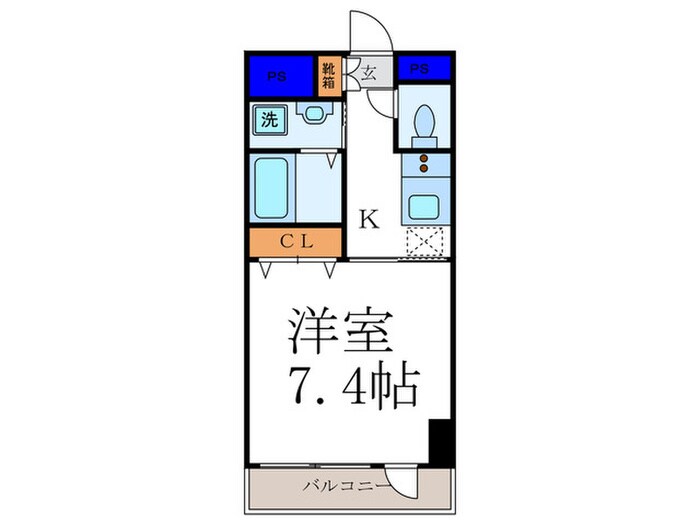 エルセレ－ノ西京極の物件間取画像