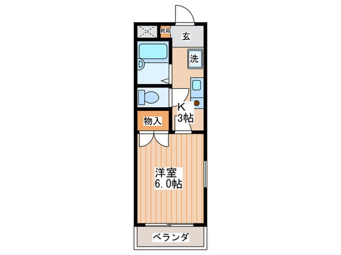 キリンハイツ信和の物件間取画像