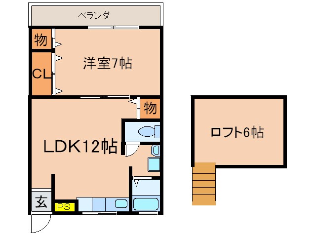 クレストマンションの物件間取画像