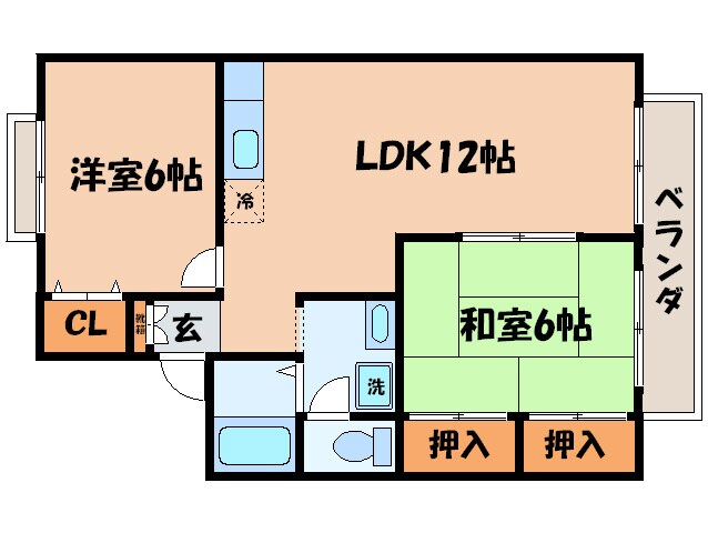 グランバトーの物件間取画像