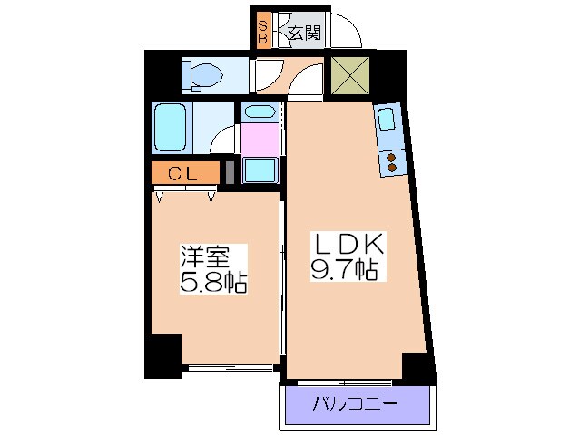 D-Rest Nakanoshimaの物件間取画像