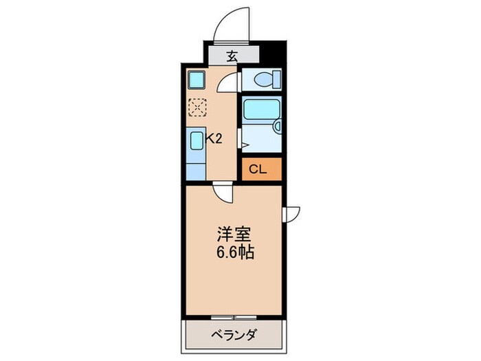 ドエル南堀江１番館の物件間取画像