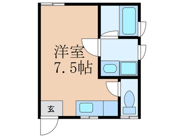 日ノ岡ハイツの物件間取画像