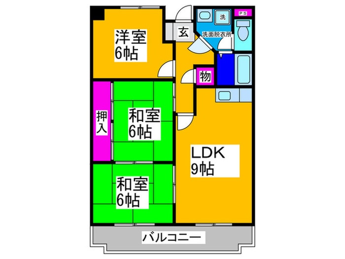 グランメールの物件間取画像