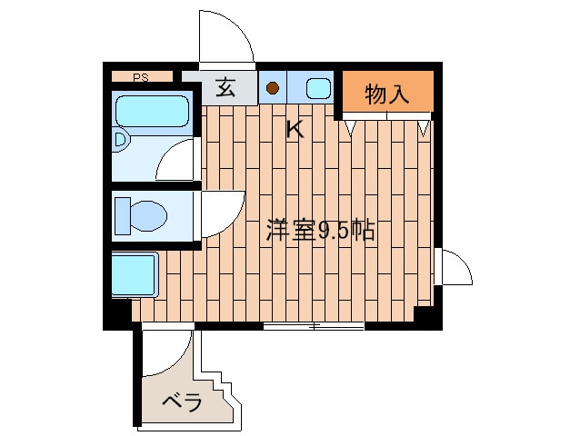 マンション花の物件間取画像