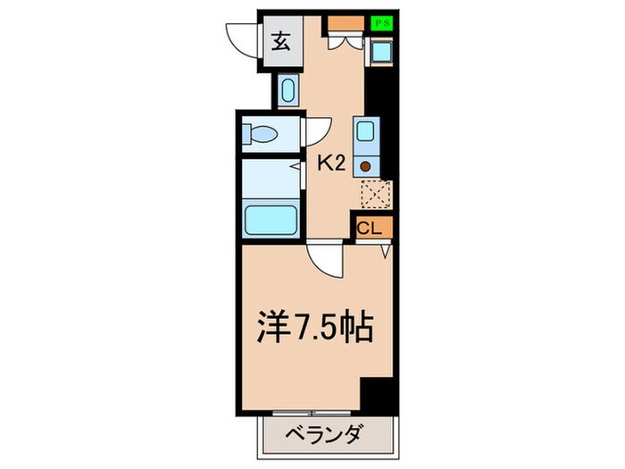 ベラジオ烏丸御池（６０４）の物件間取画像