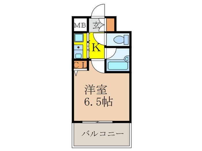 ダイアパレス新大阪宮原(1003)の物件間取画像