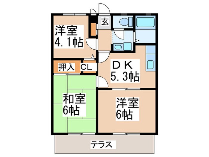 物件間取画像