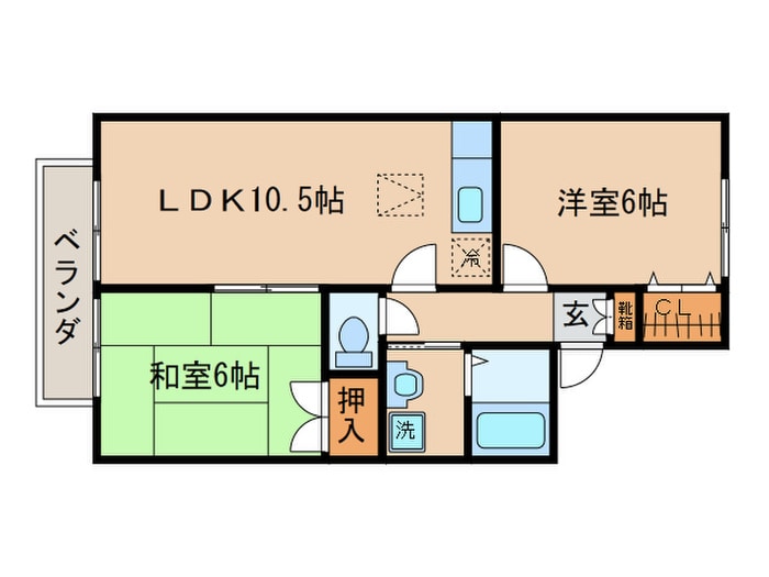 コンフォ－トＭの物件間取画像