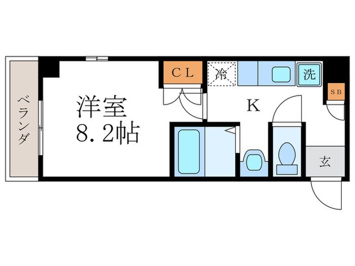 アヴニール朱雀の物件間取画像