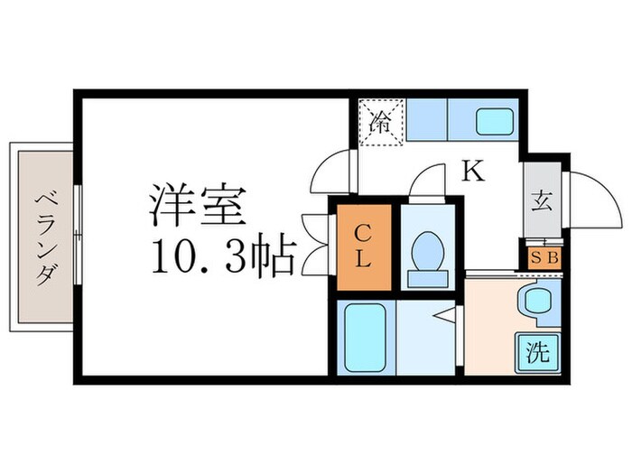 アヴニール朱雀の物件間取画像