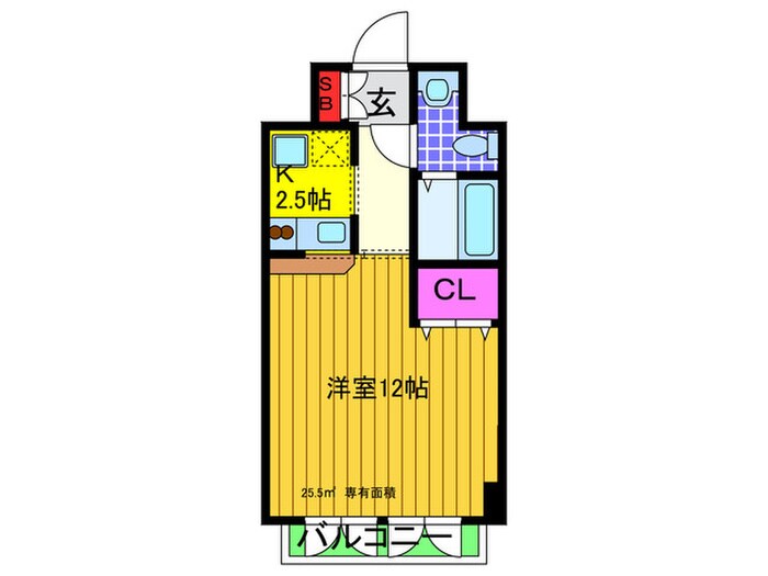 メゾンパティオⅡの物件間取画像