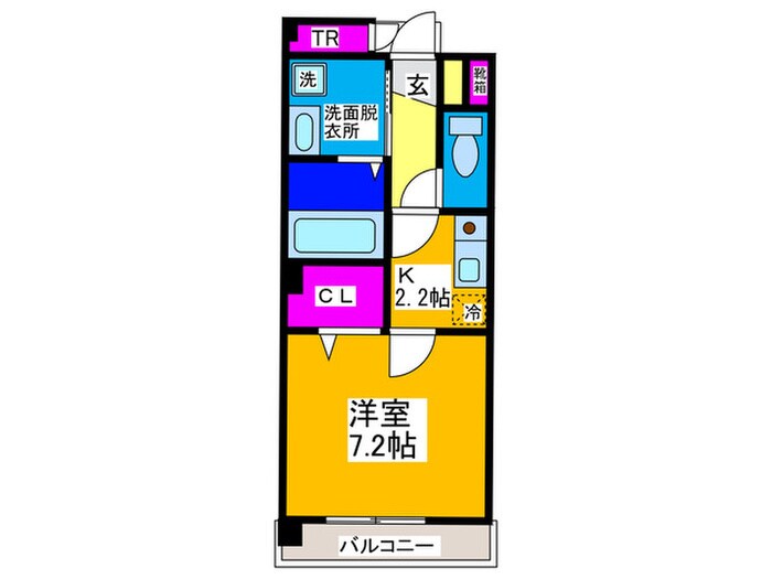 プリンスコ－トの物件間取画像