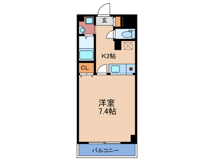 ベルエアーの物件間取画像