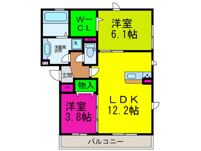 ヴィラージュＮｉｓｓｉｎの物件間取画像