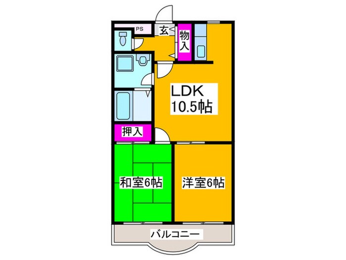 ルミナスみくにの物件間取画像