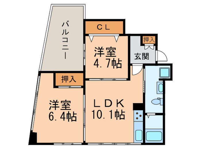 ドリ－ムコ－ト豊中の物件間取画像