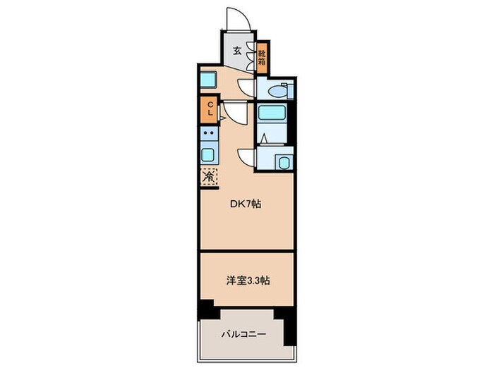 プレサンス十条凛華(330)の物件間取画像