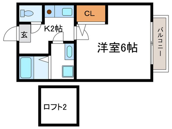 コ－ト桂の物件間取画像