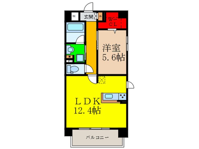 クリアコート元町の物件間取画像