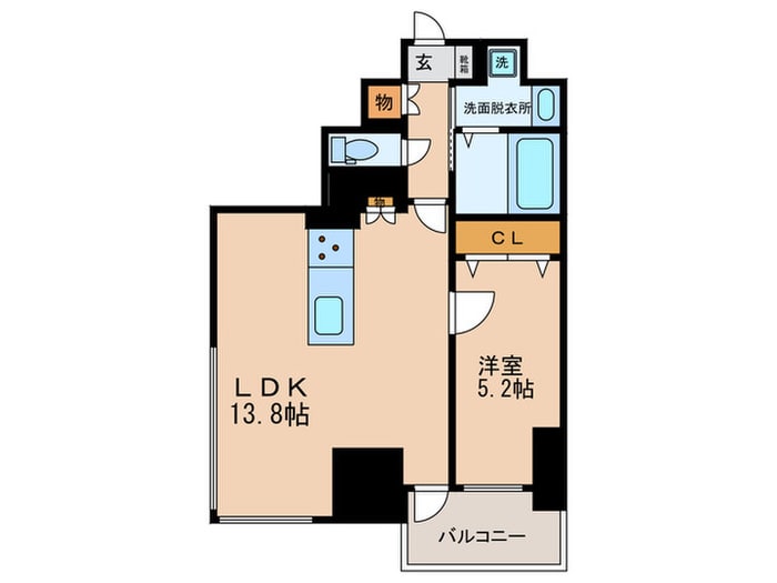 スマートカーサ伏見町の物件間取画像