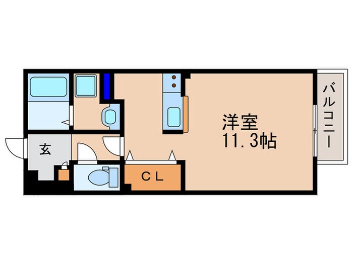 メゾンドサラ B棟の物件間取画像