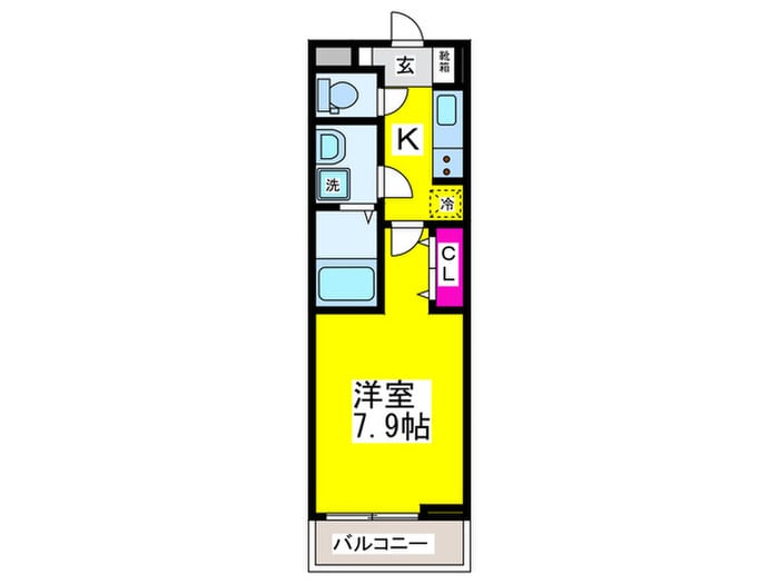 エスポワールＳＡＫＡＩ・Ｙの物件間取画像