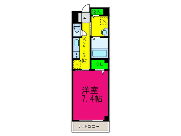 レスト大美野の物件間取画像