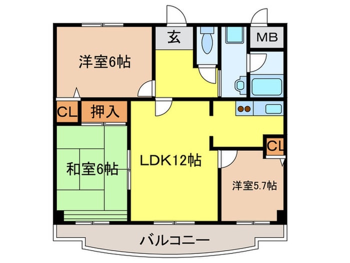 ルミナ２１の物件間取画像