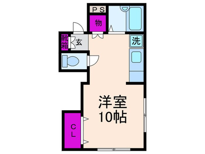 緑地マンションの物件間取画像