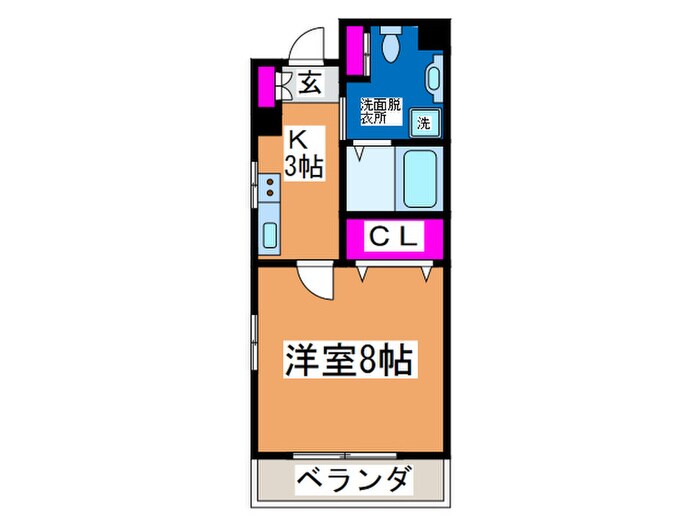 ベリーウェル阿倍野の物件間取画像