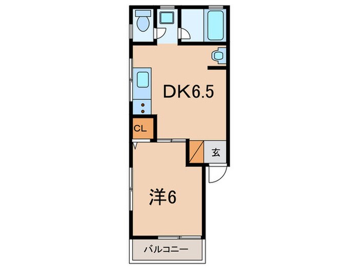 ルミネ城が山の物件間取画像