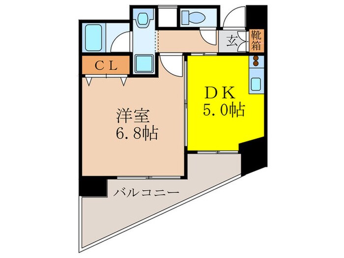 シャインビュ－新大阪の物件間取画像