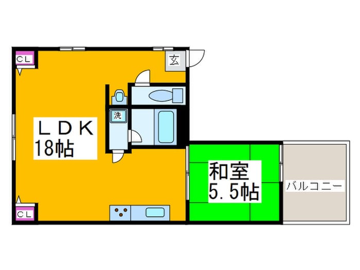 ＵＲＡＲＡＫＡビルの物件間取画像