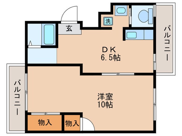 レックスTUBAKI第3ビルの物件間取画像