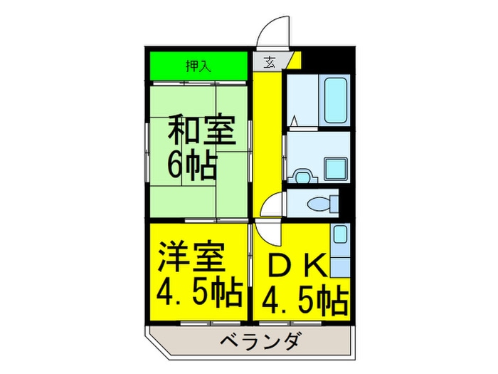 メゾン杭全の物件間取画像