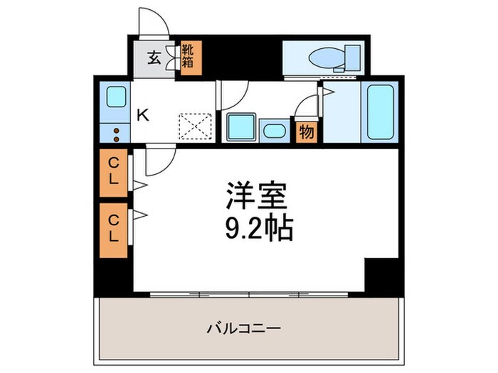 プレサンス京都四条大宮(706)の物件間取画像