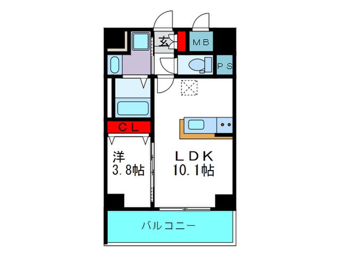 LA MAISON　VERTEの物件間取画像