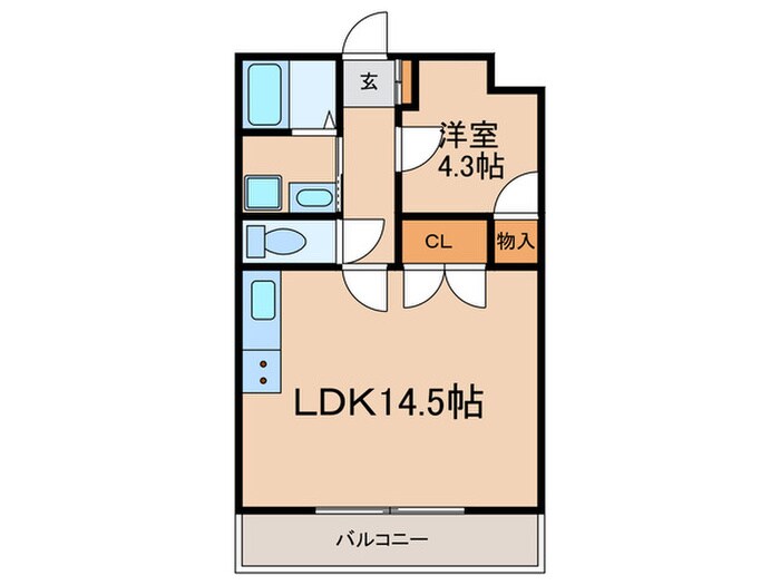 チェリーブロッサム嵯峨野の物件間取画像